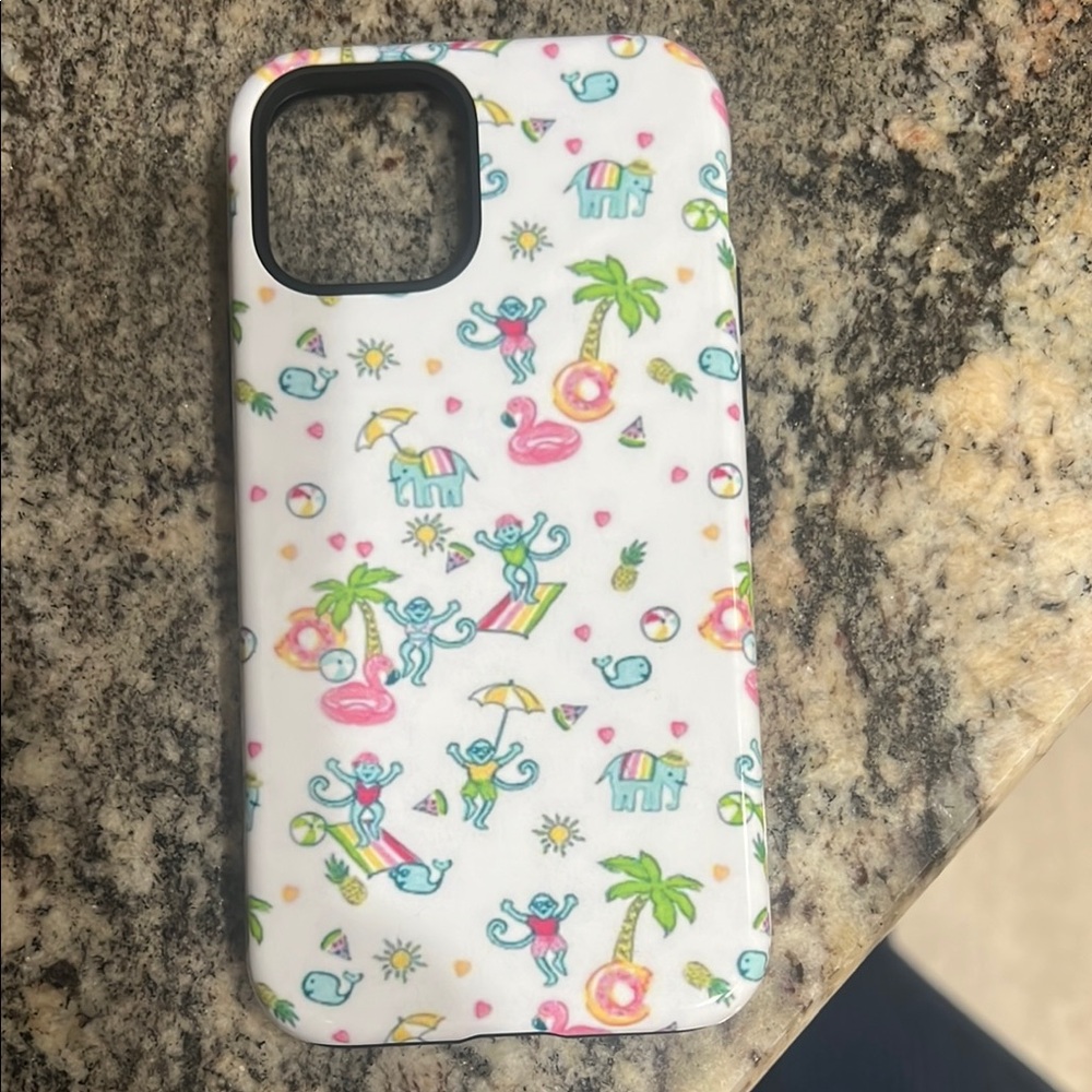 Roller Rabbit pattern IPhone 12 Case
